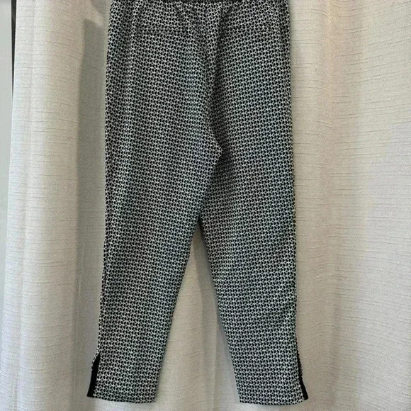 Anthropologie Womens Diamond Pattern Woven Textured Pant Size S